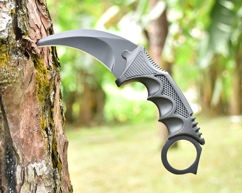 增源达户外鹰爪刀具游戏爪刀蝎子爪刀弯爪子野营小刀防身武器用品