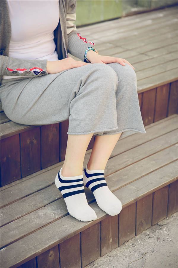 美尔提袜子女短袜浅口隐形低帮星星棉袜春夏薄款可爱糖果色防滑船袜