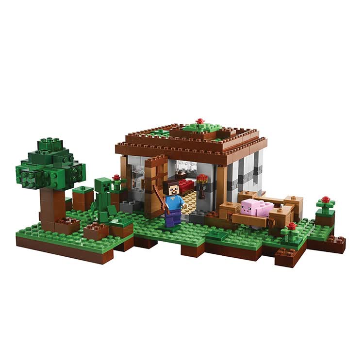 lego乐高我的世界minecraft现代树屋21174