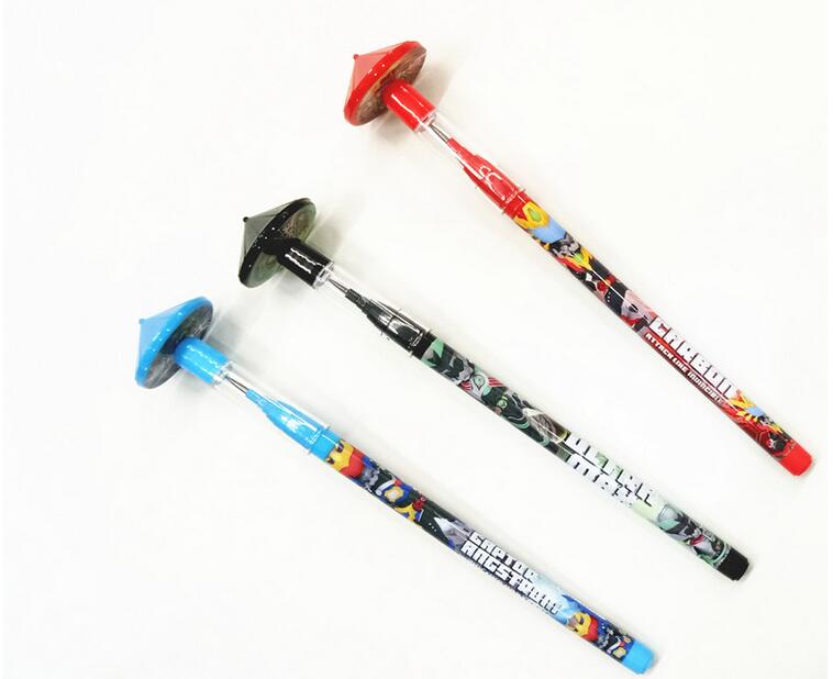 晨光 子弹铅笔 卡通下蛋笔 自动笔 铠甲勇士系列 陀螺笔盖 jmpq1604