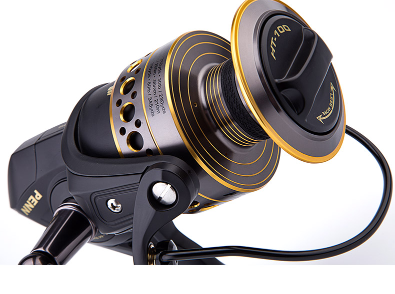 奔乐pure fishing全金属海钓轮远投路亚轮penn进口矶钓轮决战二代纺车