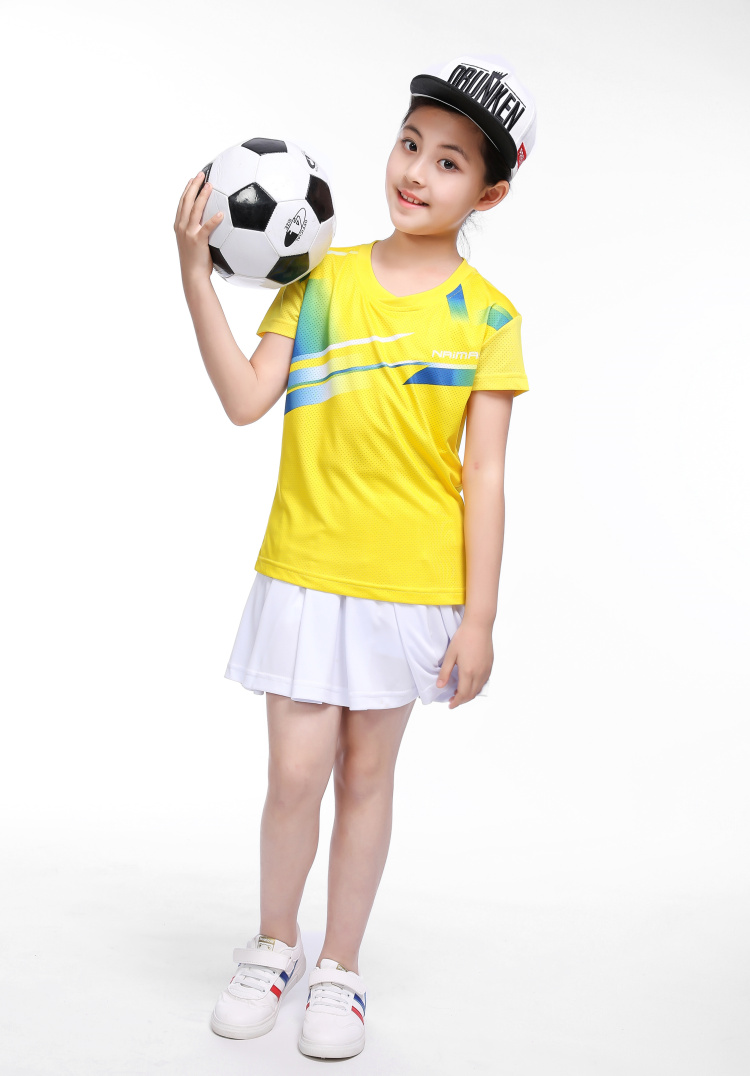 儿童乒乓球服套装女童裙裤速干夏季羽毛球衣裙裤训练队