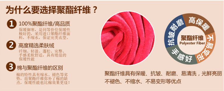 
                                        妮姿舒曼2018秋冬保暖加绒半身裙女中长款· 加厚包臀裙职业裙冬款一步裙 红色 M                