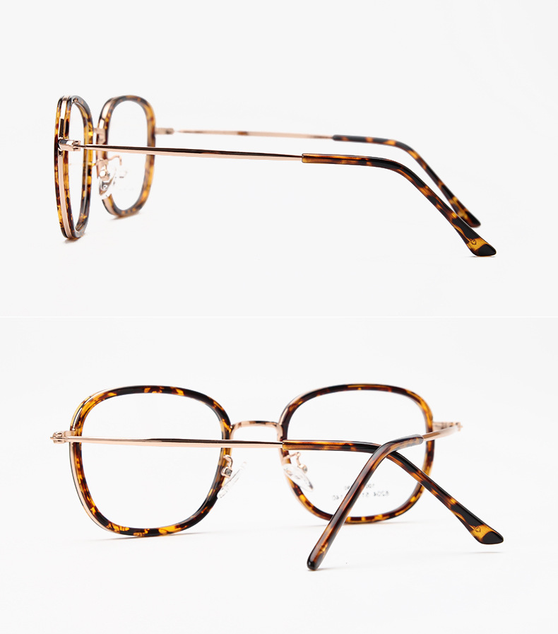 砾石近视眼镜框情侣款全框光学眼镜架成品学生商务眼镜tr90系列磨砂黑