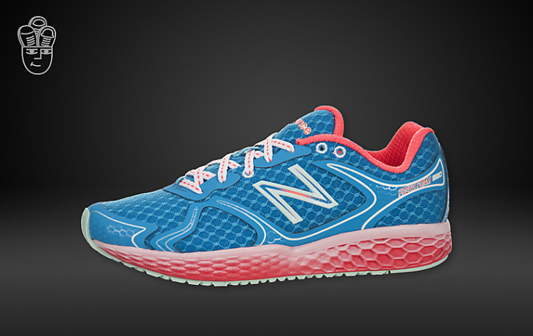 new balance 980 nb 女子专业避震跑步鞋 运动休闲鞋 时尚蓝橙 w980bo