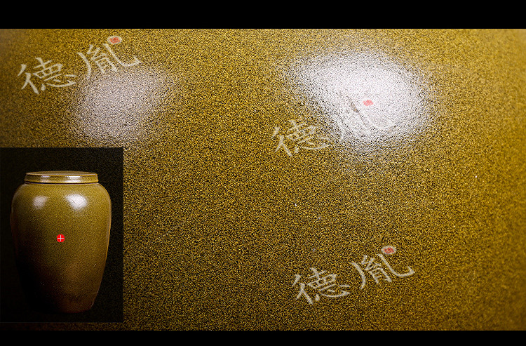 
                                        德胤 德胤 50斤 装景德镇陶瓷茶叶末 陶瓷米缸水缸酒缸腌菜缸 清仓处理大优惠 50斤平盖茶叶末                