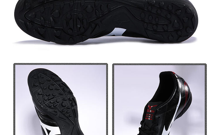 mizuno 美津浓 p1gd152301 男鞋 足球鞋 monarcida fs as 黑/白/红