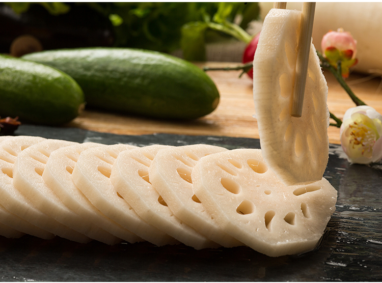 【家家送】火锅外卖 庄园精选藕片 绿色,纯天然火锅食材 脱水真空袋装