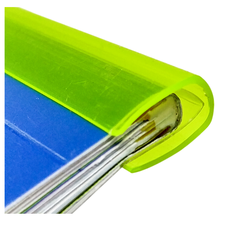 可得优 a4透明抽杆夹长杆夹文件夹暂时收纳夹彩色抽杆报告夹拉杆夹