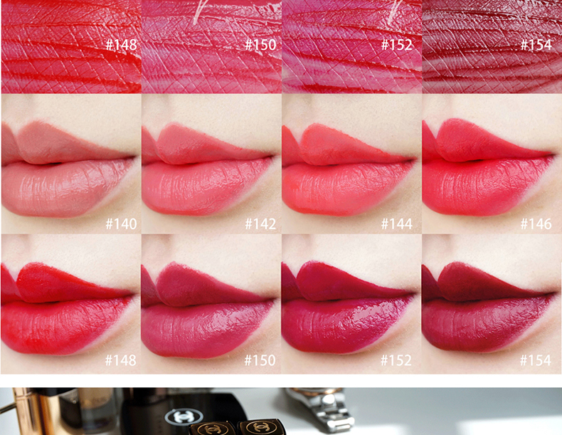 chanel香奈儿炫亮魅力印记唇釉 哑光口红#822 #824 #154 #806 224烟熏