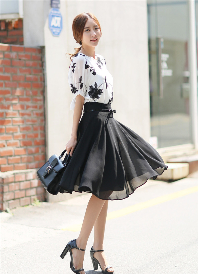 慕魅莎 2015夏季新款女装连衣裙两件套套装 7968 s