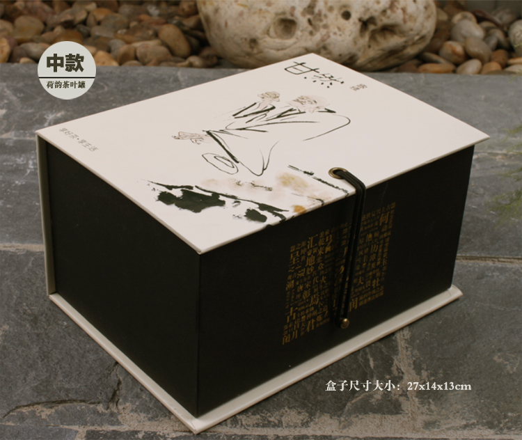 
                                        家茗茶具 精品礼盒手绘茶叶罐 储物罐 A-东之韵大号                