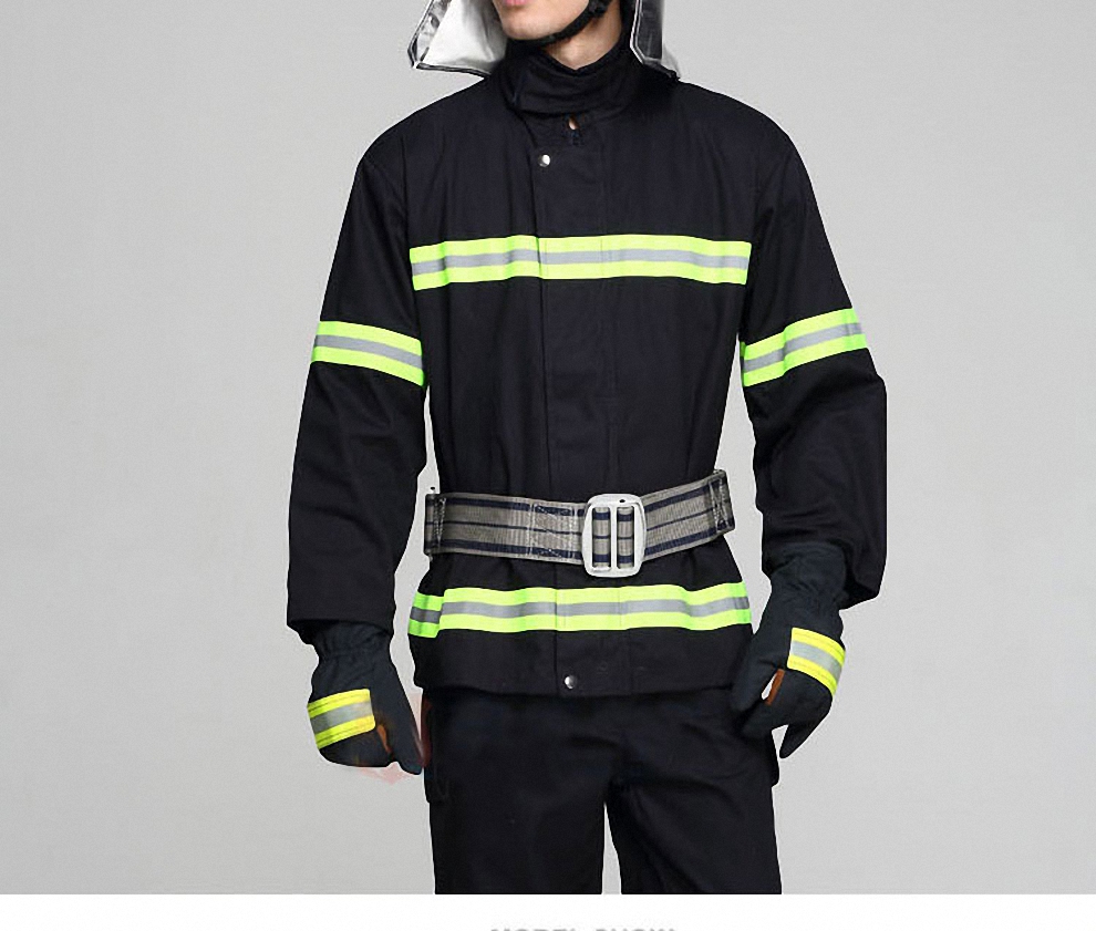 齐鲁安然 02消防服套装 战斗服套装 耐高温防火服 微型消防站 套装