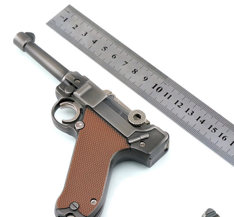 05 德国鲁格p08合金枪模 儿童玩具模型枪 全金属军迷军事收藏礼品 可