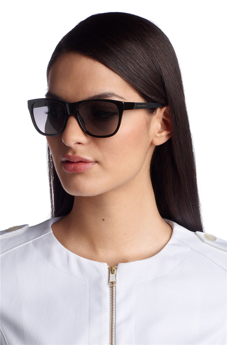 boss 女士wayfarer太阳眼镜0526 s 58025610 灰色