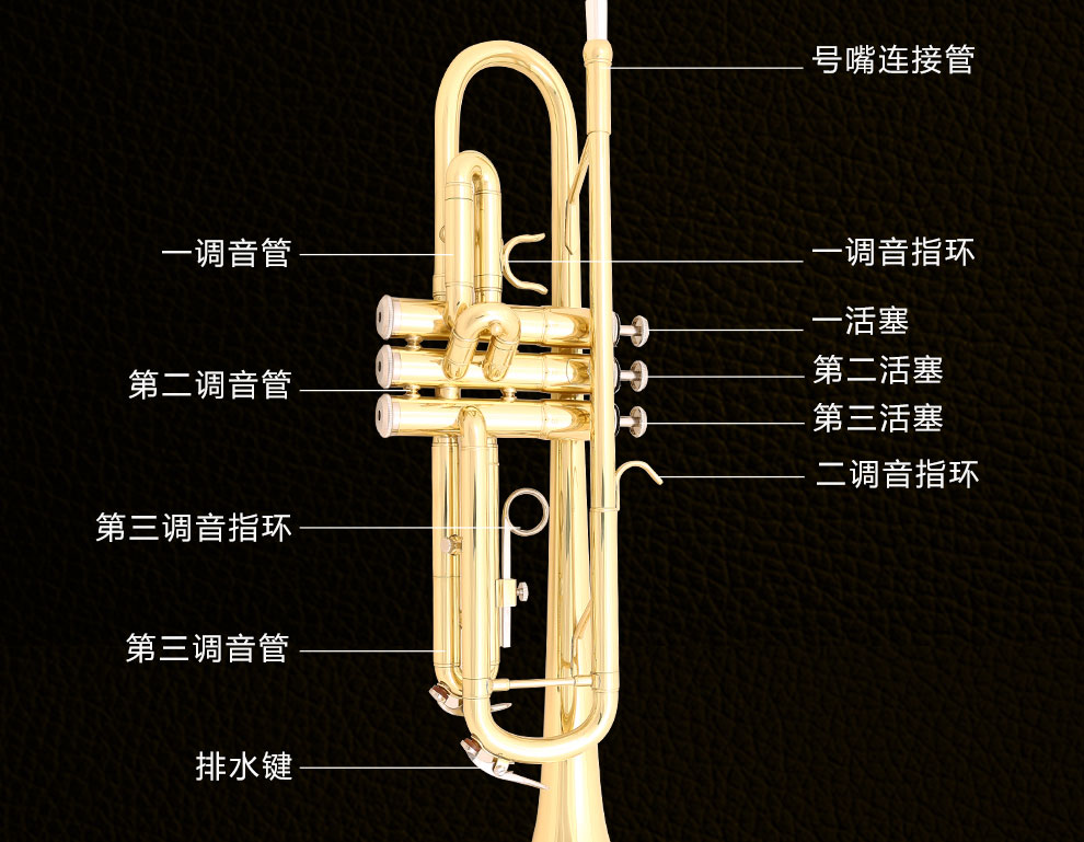 里歌lige初学练习入门小号乐器 ltr-611