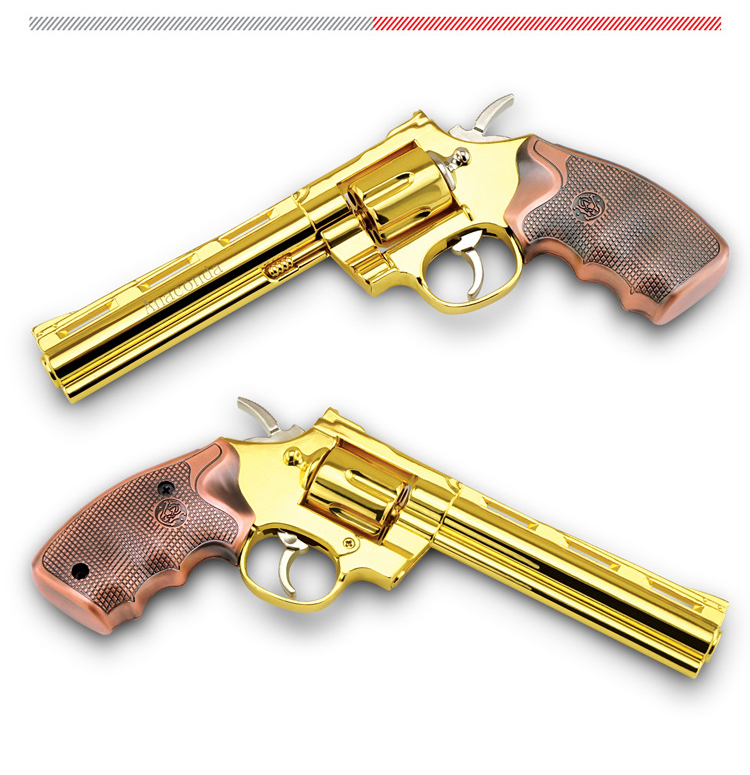 05 m686左轮枪 全金属左轮模型玩具枪 合金枪军事收藏礼品枪模 可拆卸