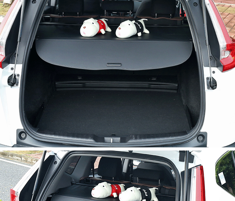 万威隆 12-17款crv后备箱遮物帘装饰 第五代新crv内改装尾箱置物隔板