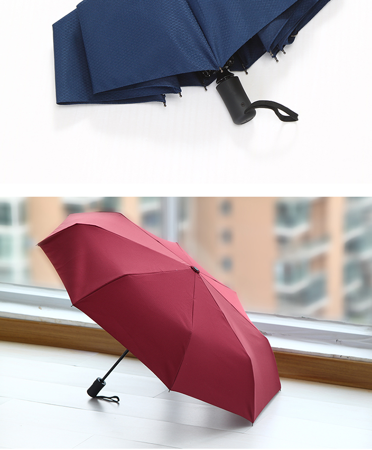 fasola 高档雨伞 男士商务伞 强抗风雨伞 藏青色_ 4折现价59元