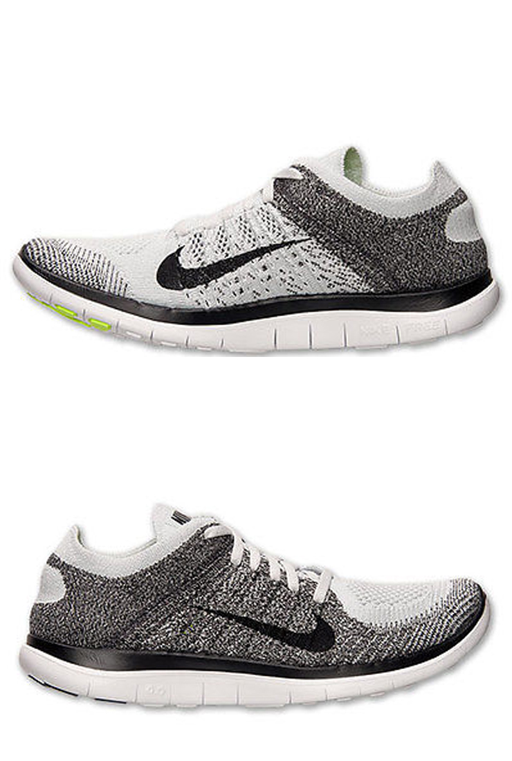 nike耐克 2014款free flyknit 4.0男子赤足跑步鞋631053-004 631053-4