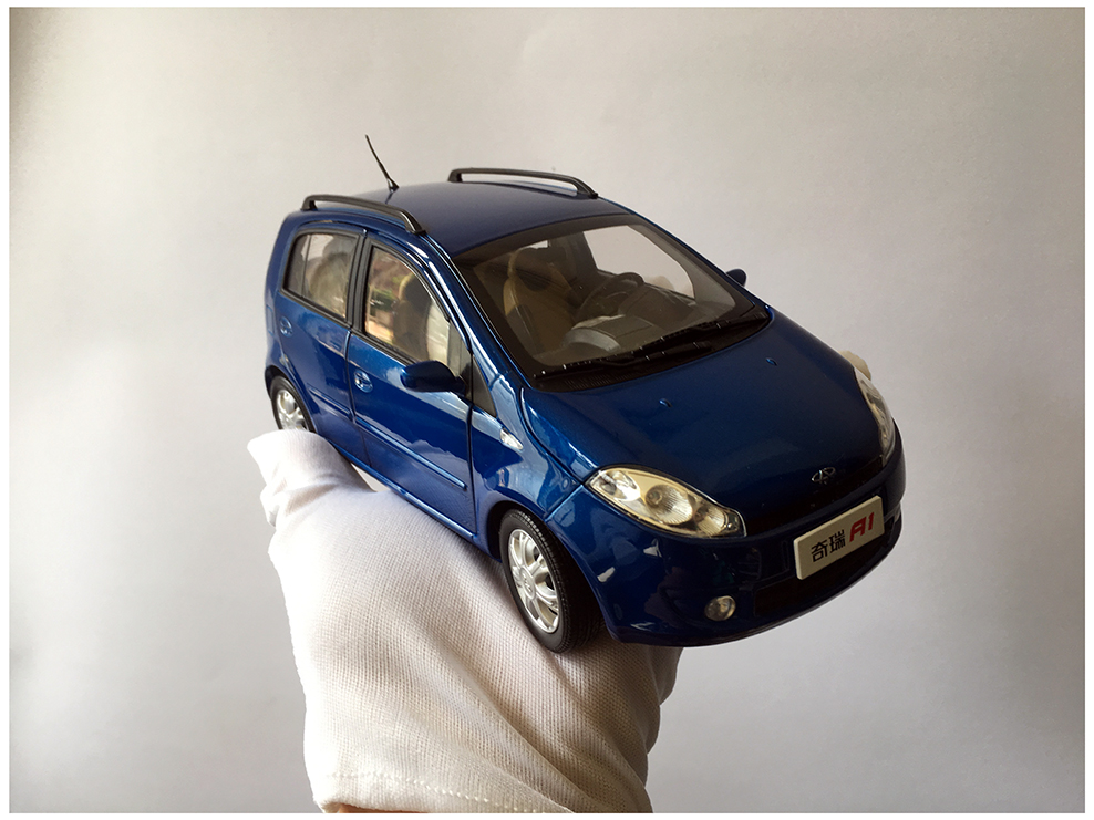 118原厂汽车模型奇瑞汽车奇瑞a1合金仿真收藏送礼展示蓝色