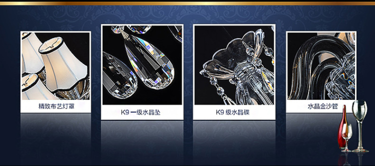 欧式水晶吊灯 复式大厅灯别墅奢华水晶灯客厅灯饰灯具S-8M8018 S-8M8018-15(800*770