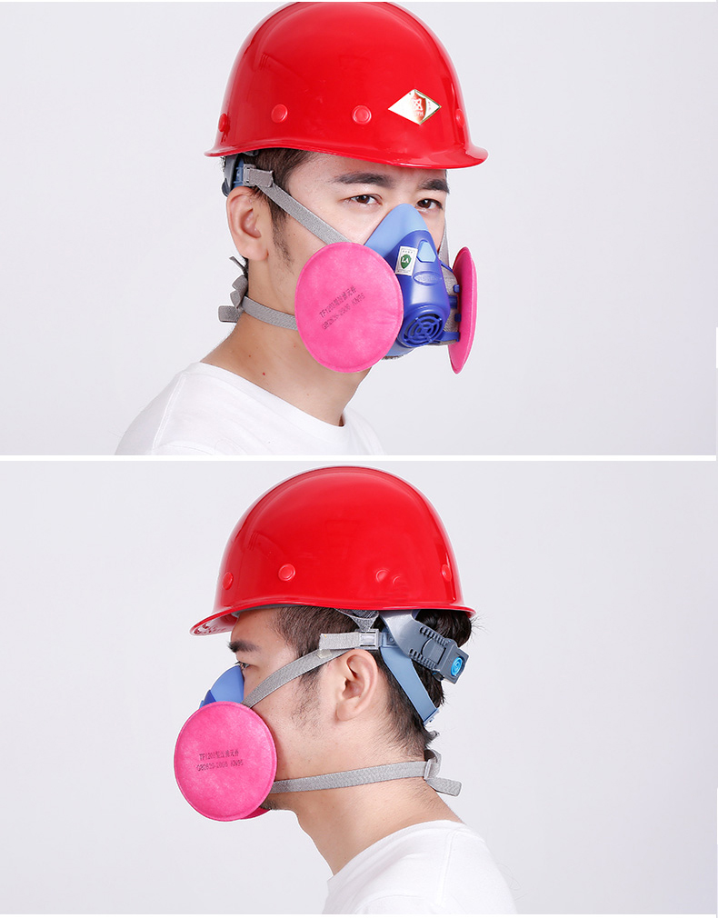 ma防尘面具kn95等级喷漆防毒口罩化工防工业粉尘煤矿打磨头戴式防雾霾
