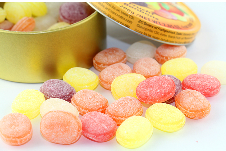 woogie水果糖铁盒装200g 综合水果味 综合口味