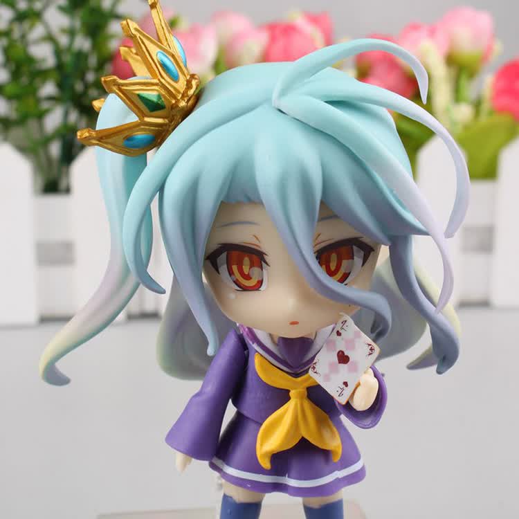 no game no life 游戏人生 q版粘土 652#空 653#白 换脸公仔手办 白