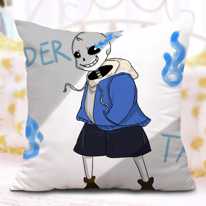 刻沫 传说之下抱枕 动漫游戏周边 二次元靠垫 14 光面35*35厘米 含