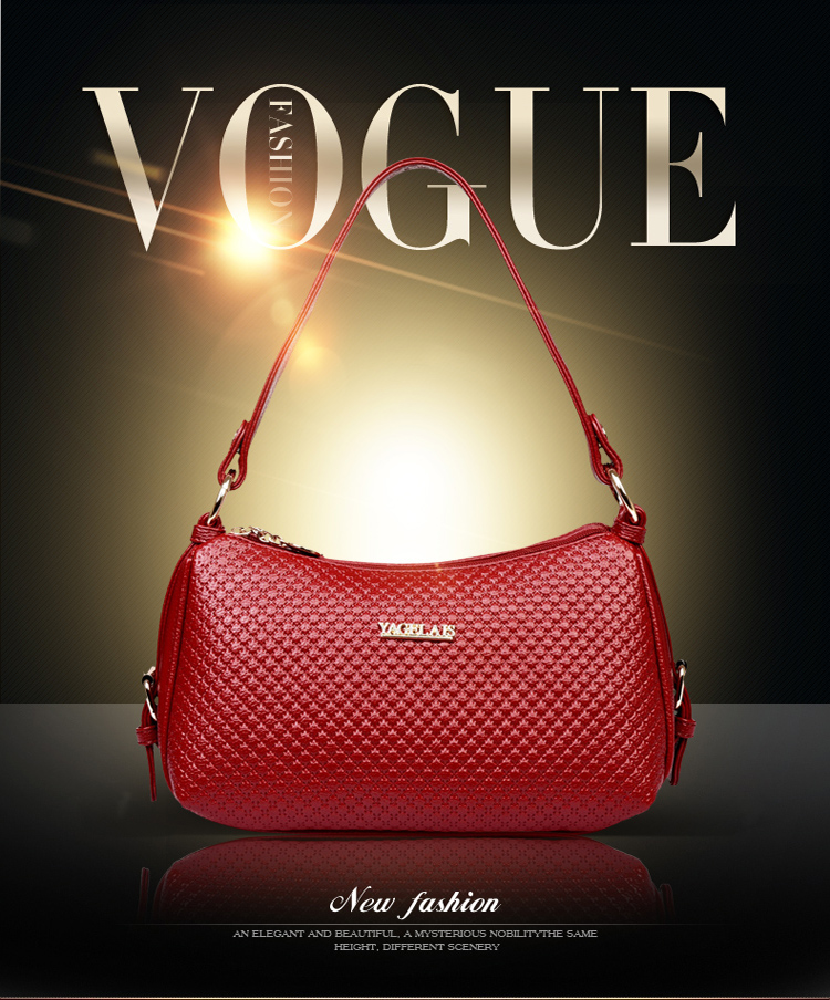 雅格莱诗 春夏季新款时尚女包 欧美复古休闲手提包 单肩斜挎包 大牌