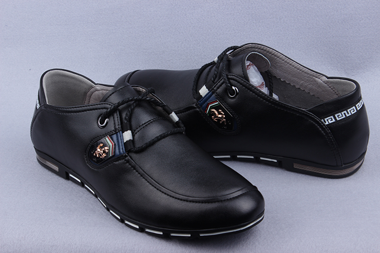 帝国烟斗(diguoyandou)真皮时尚休闲男鞋 83198 黑色 40码