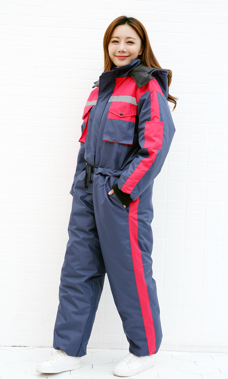 低温连体冷库防寒服冷库防冻服连体棉服工作服冷库服加厚防寒冬季棉衣