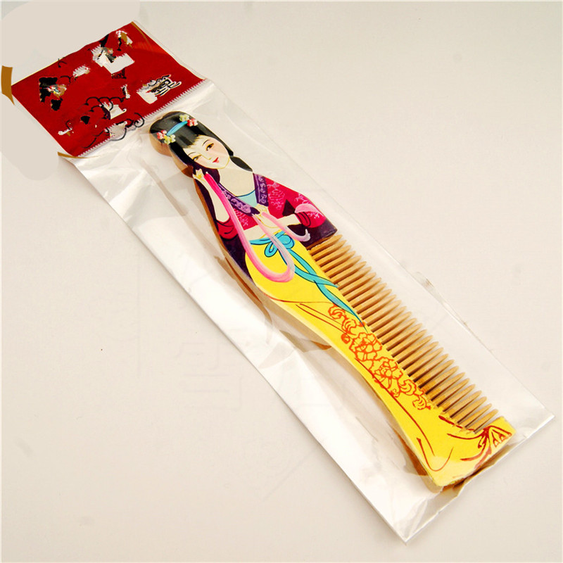 愿达工艺中国风梳篦四大美女木梳子中国传统特色留学外事出国礼品礼物