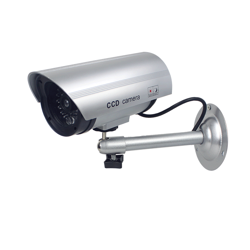 腾驰 仿真摄像头假监控摄像头仿真监控假摄像头探头模型带灯枪式室外