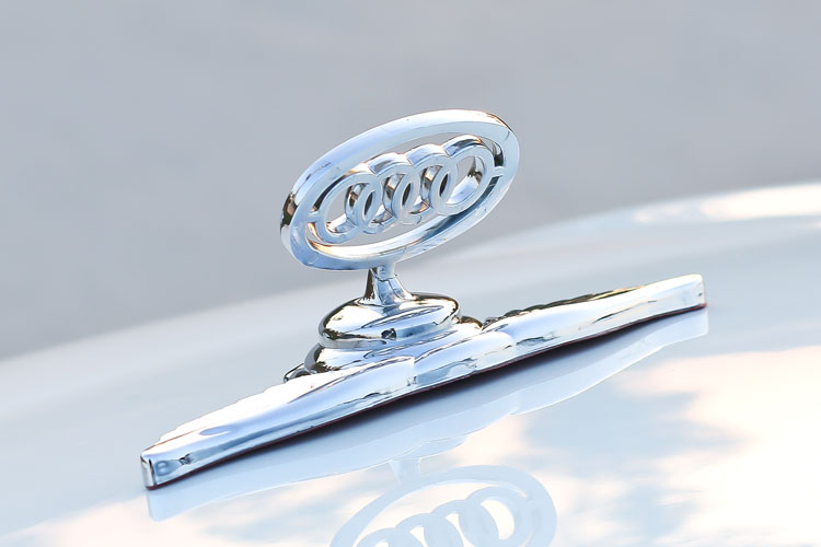 奇积 奥迪飞鹰金属立标 奥迪车身改装专用车标 奥迪车头标贴标改装