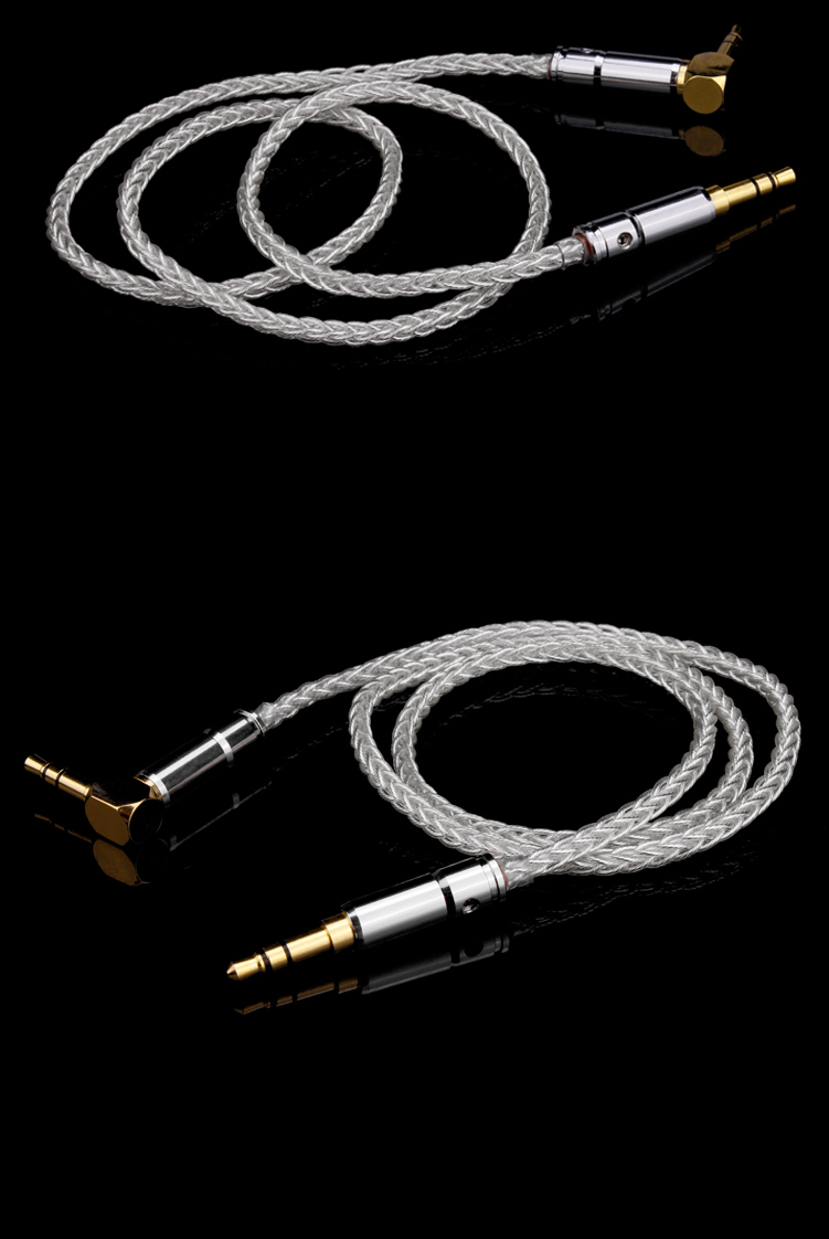 5公对公立体声手机耳机音响连接线 3.5mm直头-直头 1米