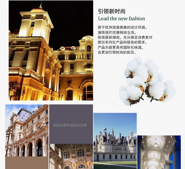 菲洛·丽舍 纯棉提花毛巾被 欧典风尚蓝色 200*230