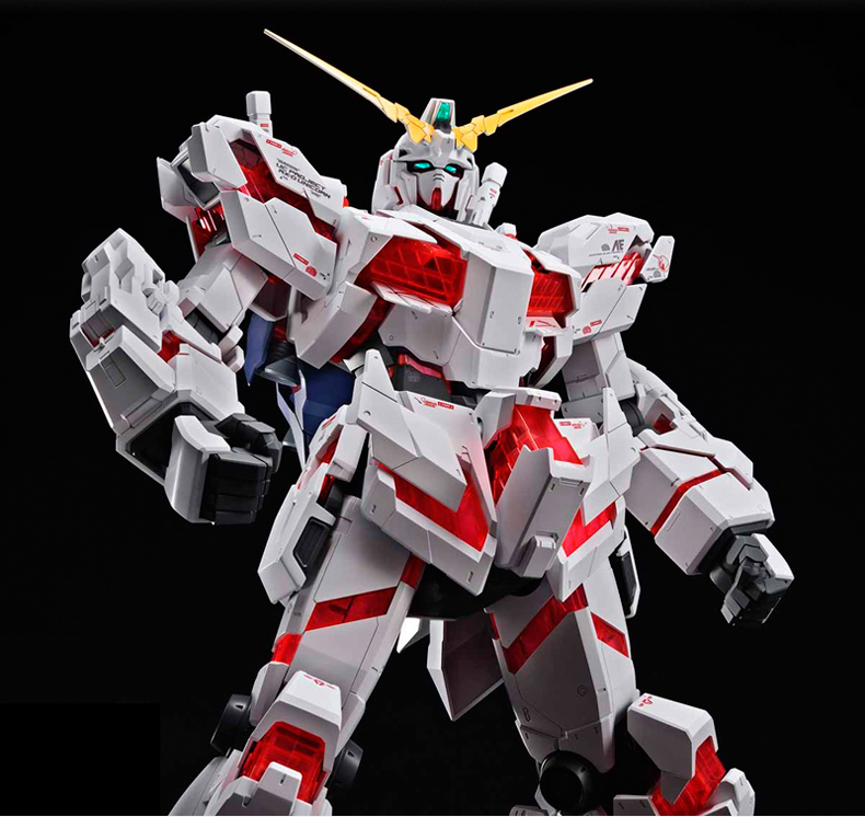 万代bandai148megasize高达拼装模型大型玩具元祖扎古mega独角兽毁灭