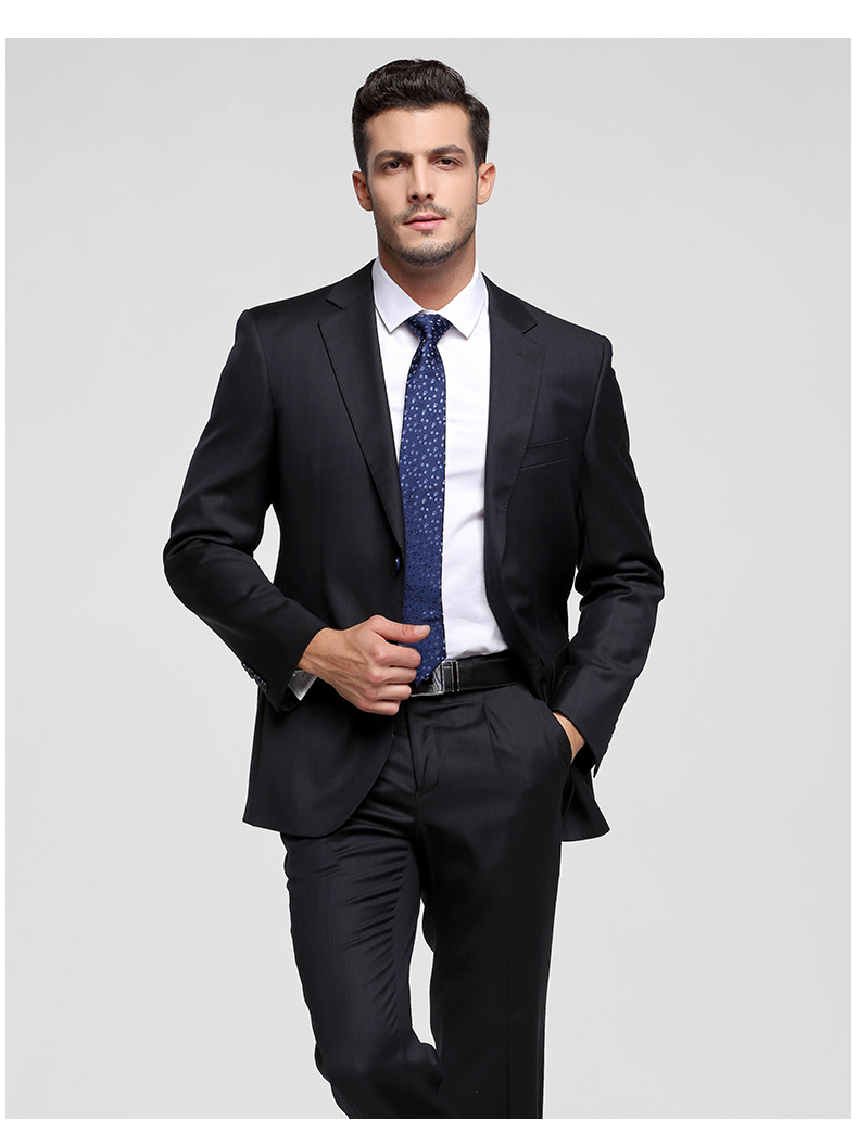 judger庄吉 断码特价款 正装西服套装男上衣 羊毛混纺蚕丝便西服外套