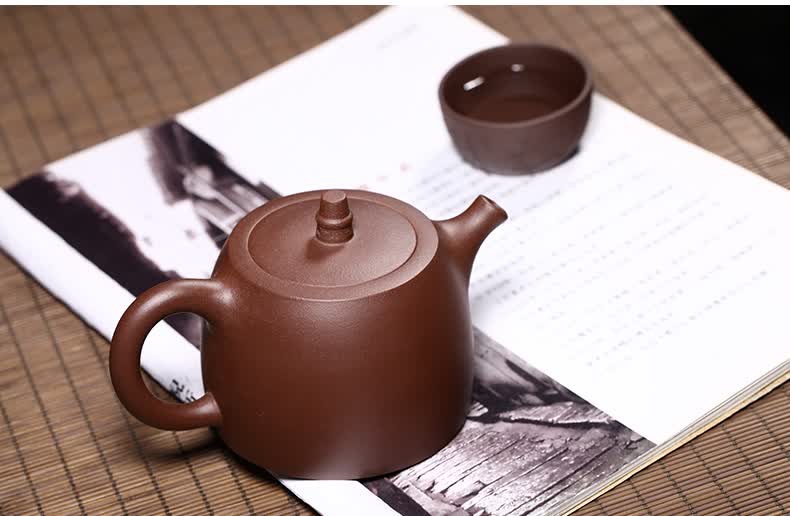 古往今来 紫砂壶纯全手工茶壶 宜兴原矿功夫茶具 泡茶壶 沈良友 紫泥