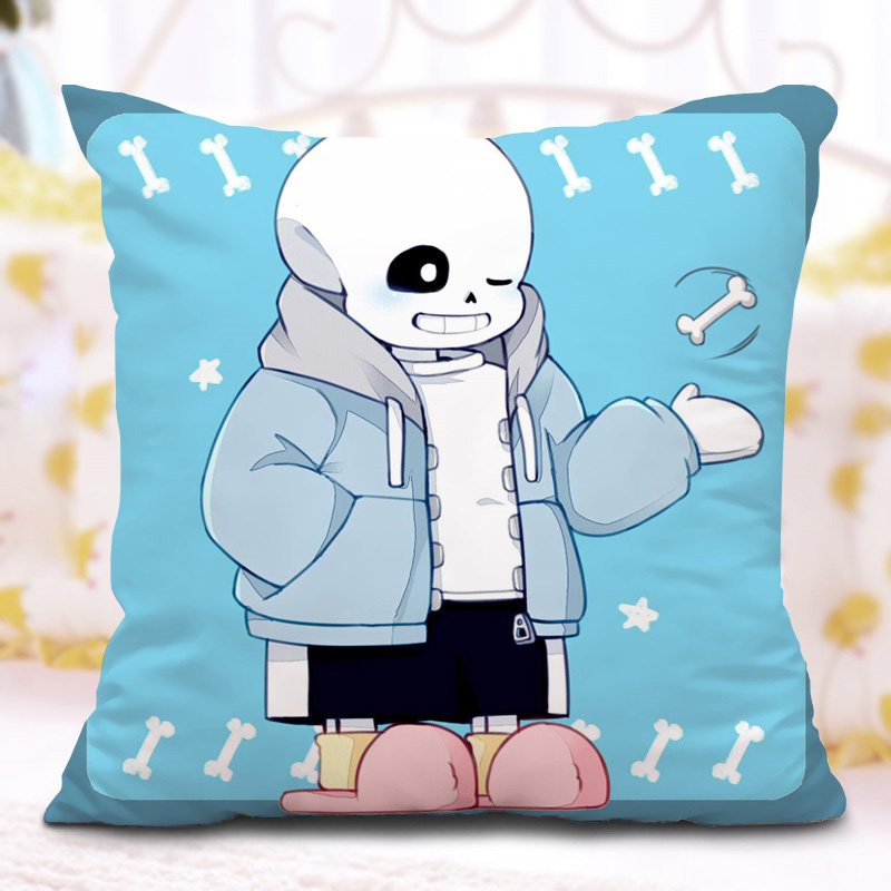 刻沫 传说之下抱枕 动漫游戏周边 二次元靠垫 14 光面35*35厘米 含