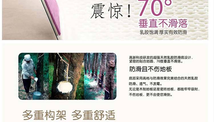 
                                        瑞邦（Rui.B）进门垫吸水地垫 浴室防滑脚垫 卡通海豚厨房卫生间地垫 咖啡自行车 50*80cm                