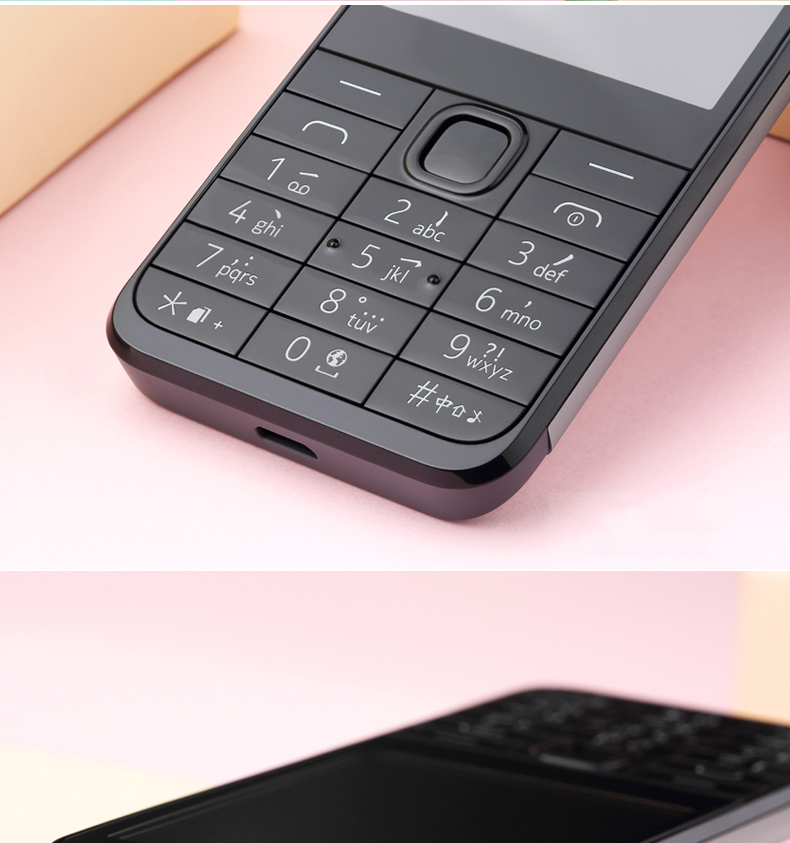 诺基亚nokia230ds移动联通2g双卡双待老人手机老年人手机银灰色