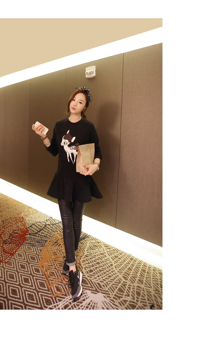 XZOO2015春夏新款热卖女装 韩版修身中长款裙子圆领连衣裙 8302-C24 藏青色 M