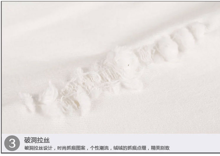 拉缇儿2015夏季新款弹力破洞白色修身清纯学生背带裤小脚九分裤女中裤 白色 S