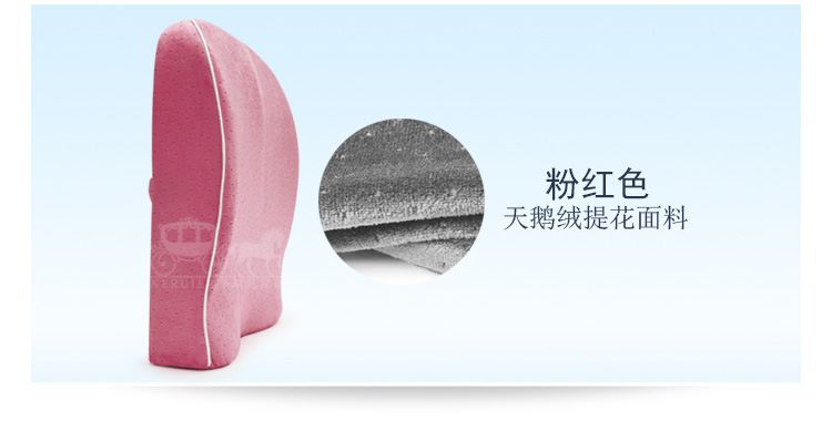 
                                        PARKSHIN 护腰靠垫靠枕办公室座椅靠背垫护腰枕 记忆棉汽车用靠垫 藏青                