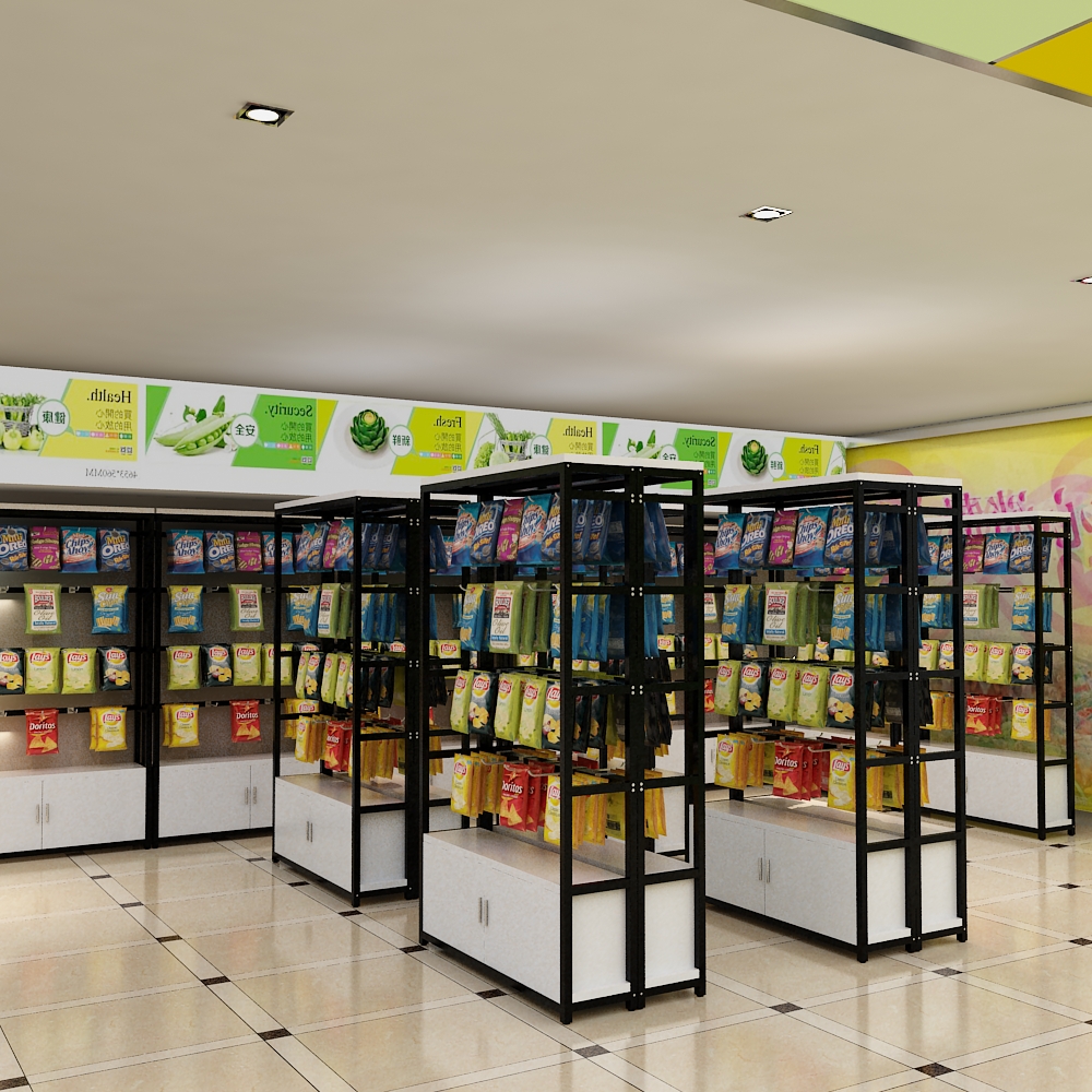 玲花挂钩货架零食展柜产品挂钩展示柜陈列柜置物架化妆品挂钩柜挂板架