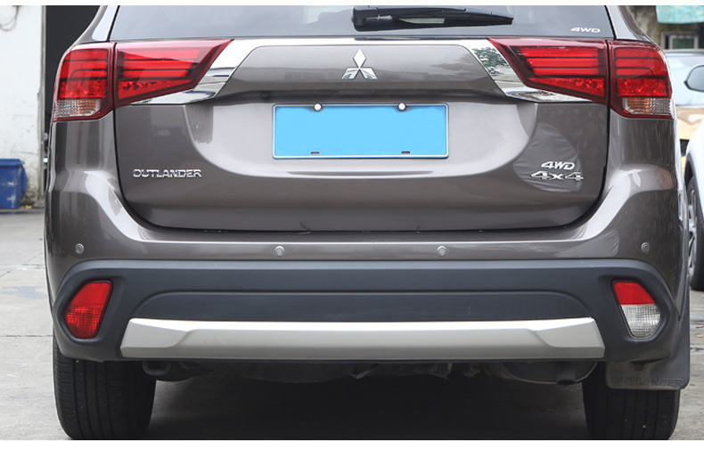 国产广汽三菱欧蓝德改装专用车尾标新欧蓝德高配车尾装饰字母标4wd银