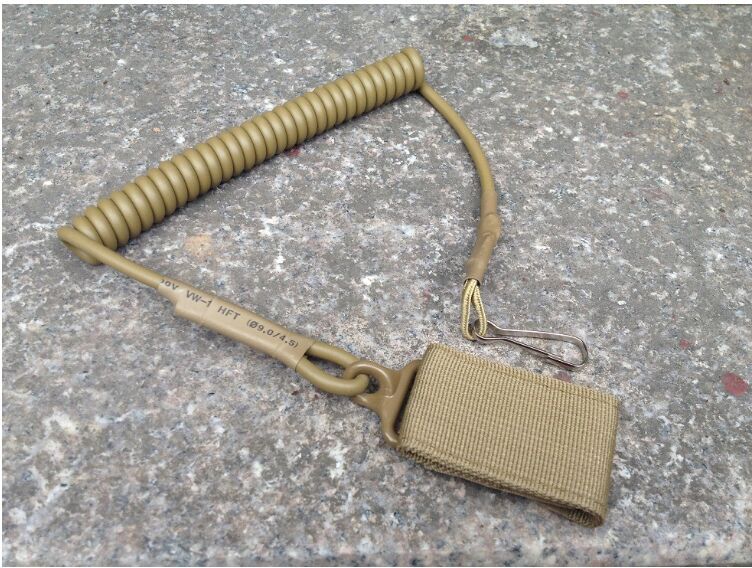 tehang person 户外edc战术弹力挂绳 多功能 弹力钥匙 绳索 防盗绳